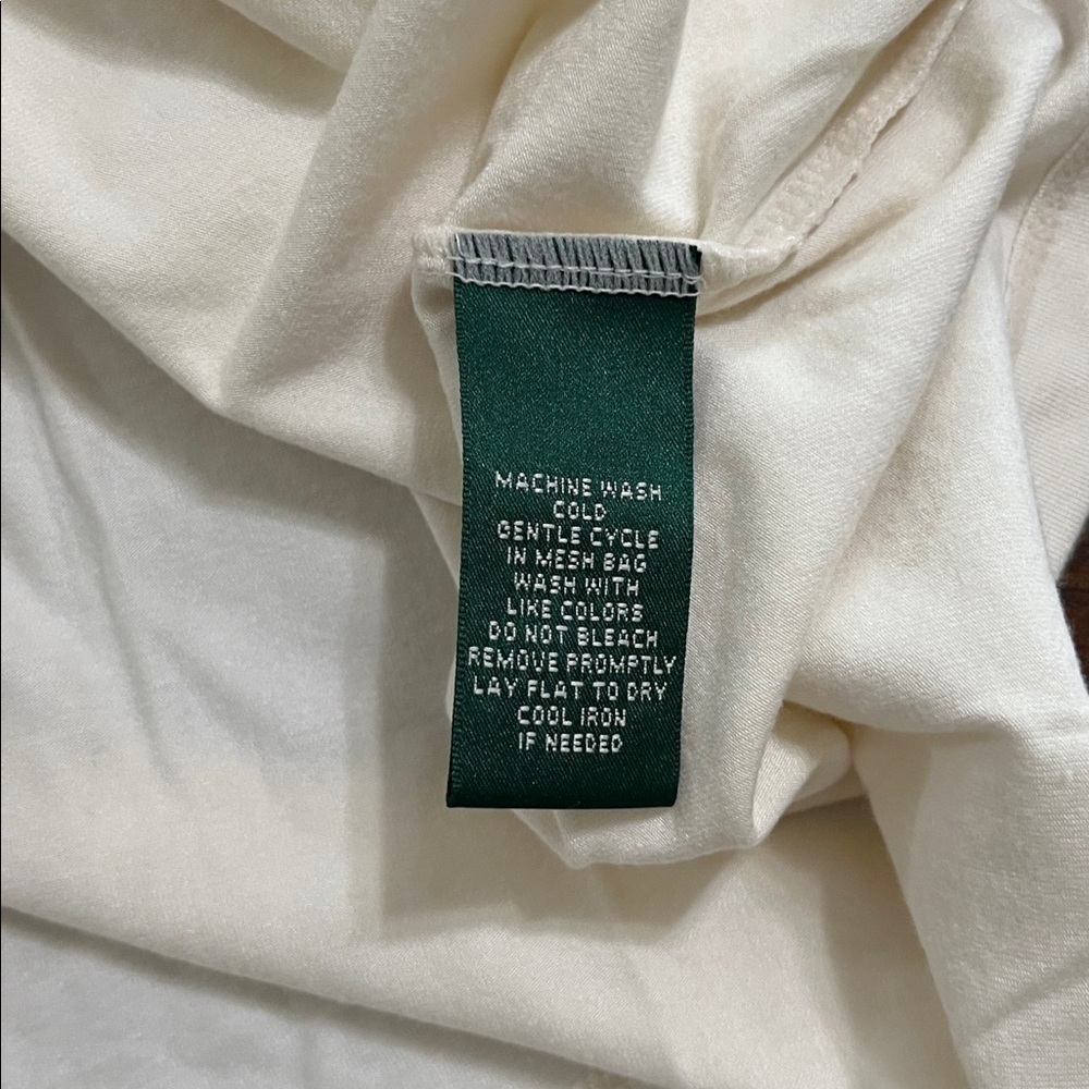 Ralph Lauren Cream Lace Blouse - Picture 5 of 8